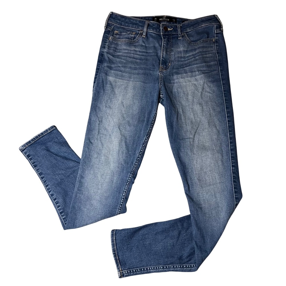 Hollister Shape Love High Rise Super Skinny Jeans Medium Wash 7R W28 L30
